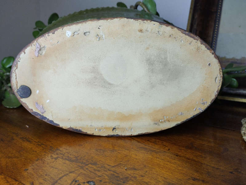 Planter oval pottery