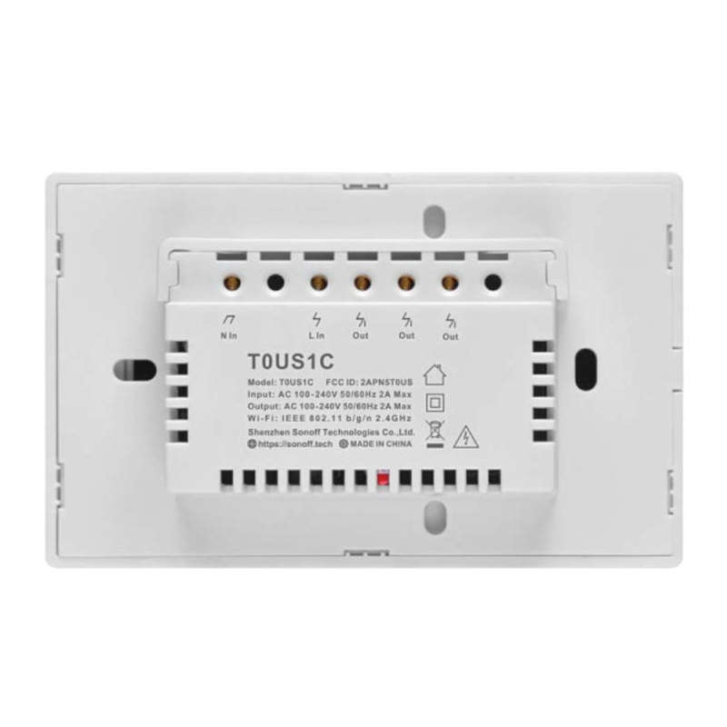 Sonoff WiFi RF Smart Light Switch  3 Gang (White)