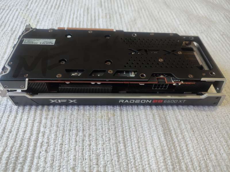 AMD Radeon RX 6600 XT (XFX MERC 308) with free antisag support