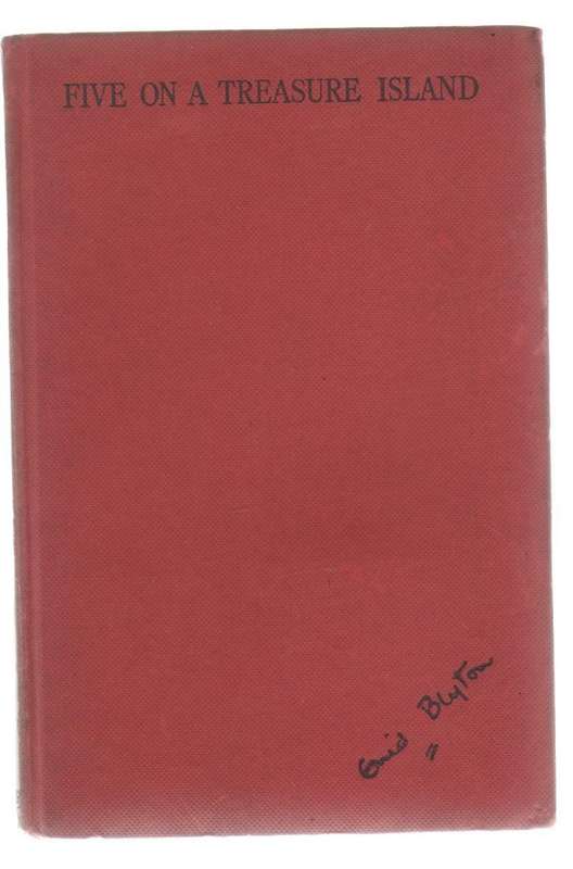 FIVE ON A TREASURE ISLAND - ENID BLYTON (1950) VINTAGE