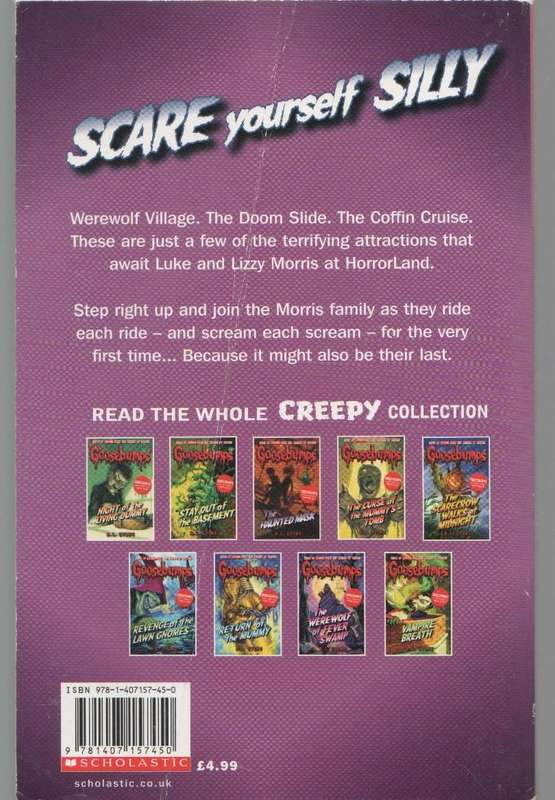 GOOSEBUMPS ONE DAY AT HORRORLAND - R L STINE (1994) TEEN FICTION