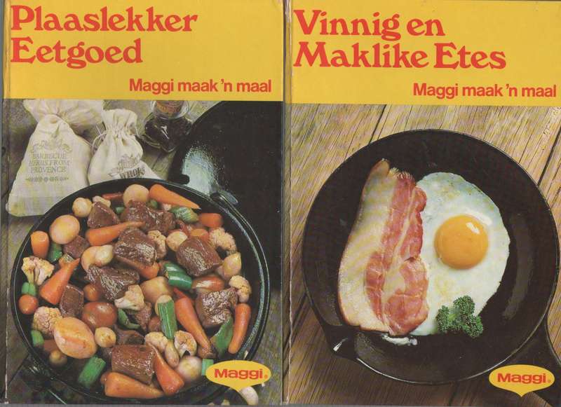 MAGGI MAAK 'N MAAL, VIER HARDEBANDBOEKE (1978)