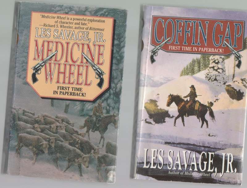 THREE PAPERBACK WESTERNS: LES SAVAGE JUNIOR AND TOM W BLACKBURN