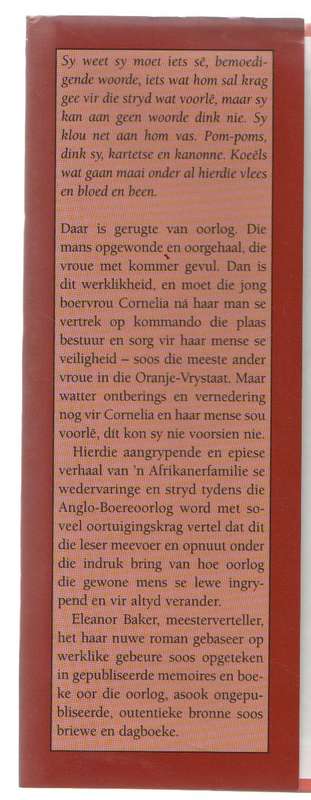 GROOT DUIWELS DOOD - ELEANOR BAKER (1 STE UITGAWE 1998)
