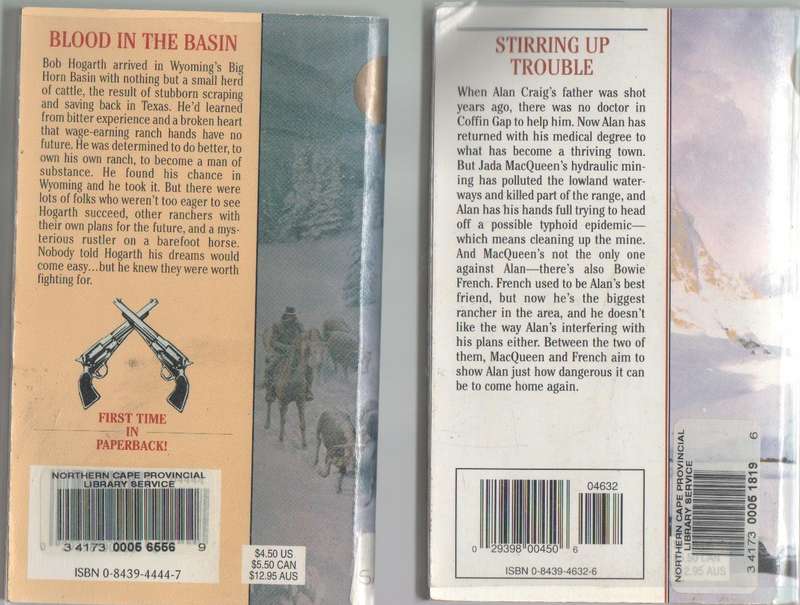 THREE PAPERBACK WESTERNS: LES SAVAGE JUNIOR AND TOM W BLACKBURN