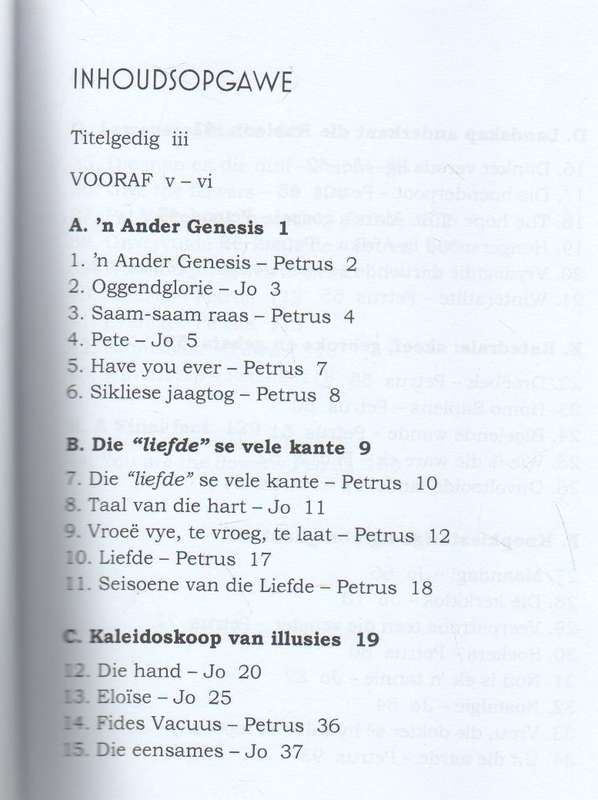 SAGGIES RAAS , VERSE EN VERHALE - PETRUS G D EN JO E CILLIERS (1 STE UITGAWE 2015)