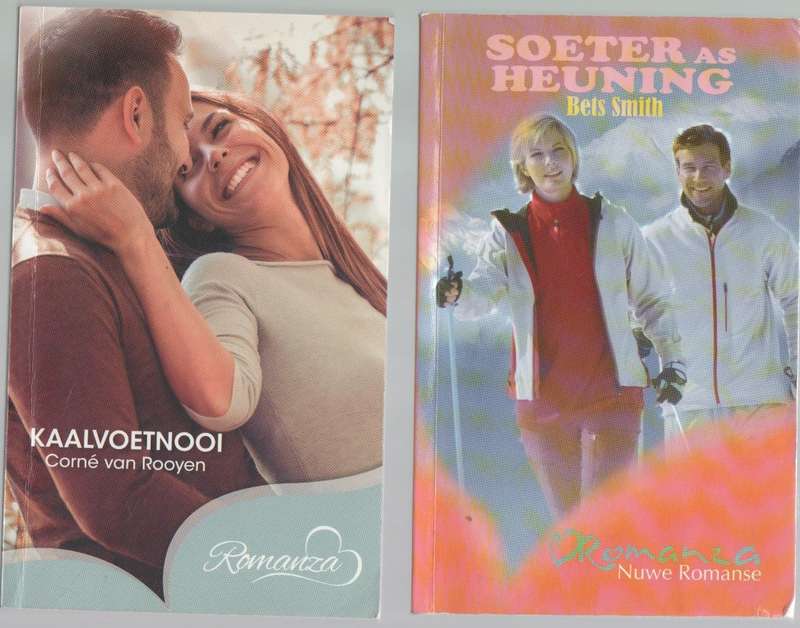 TWEE ROMANZA BOEKE DEUR BETS SMITH EN CORNE VAN ROOYEN