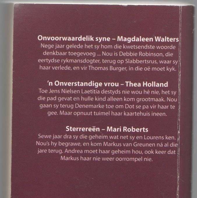 ROMANZA 3-IN-EEN, MAGDALEEN WALTERS, THEA HOLLAND & MARI ROBERTS