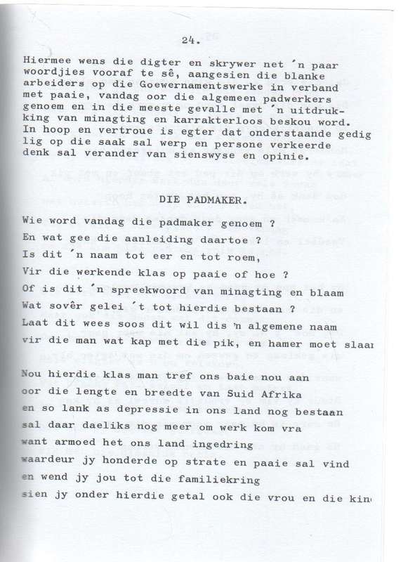 GEDIGTE VAN THEUNIS JOHANNES EKSTEEN VAN EEDEN (1 STE UITGAWE 1988)