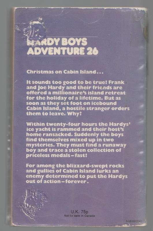 THE HARDY BOYS THE MYSTERY OF CABIN ISLAND - FRANKLIN W DIXON (1980)