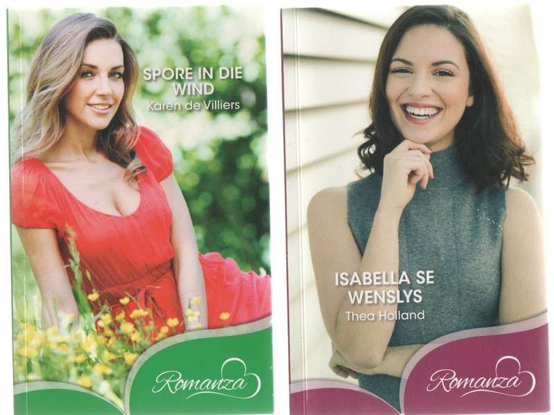 TIEN ROMANZA BOEKE MET VERSKEIE TITELS