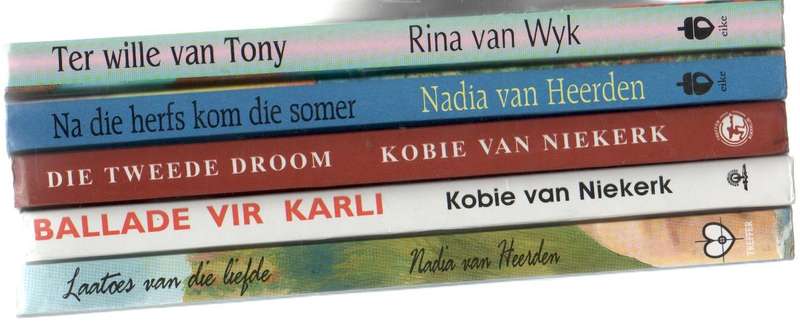 VYF HARDEBAND LEKKERLEESBOEKE- NADIA VAN HEERDEN, RINA VAN WYK, KOBIE VAN NIEKERK