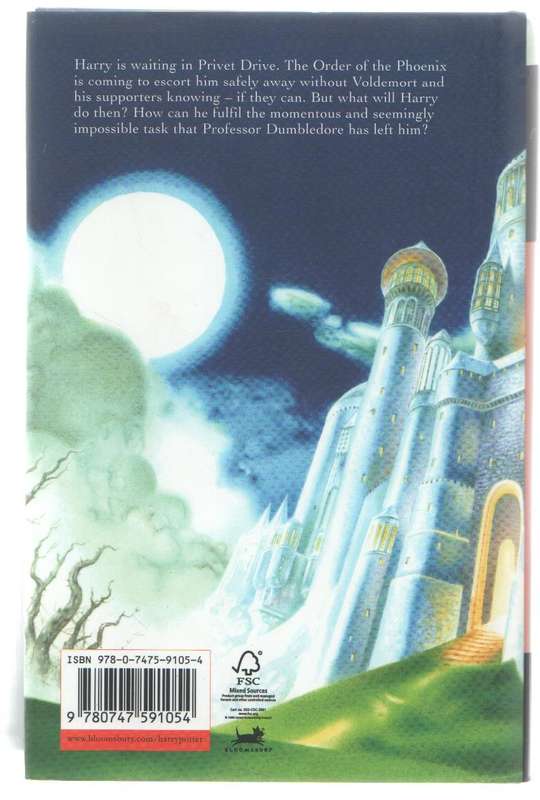 HARRY POTTER AND THE DEATHLY HALLOWS - J K ROWLING (1 ST EDITION 2007)