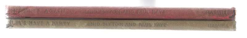 TWO VINTAGE ENID BLYTON HARD COVER BOOKS (1956) COLLECTABLE
