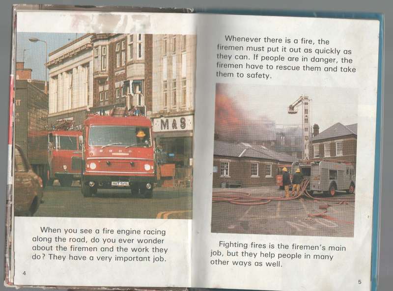 PEOPLE WHO HELP US,  THE FIRE SERVICE - LADYBIRD
