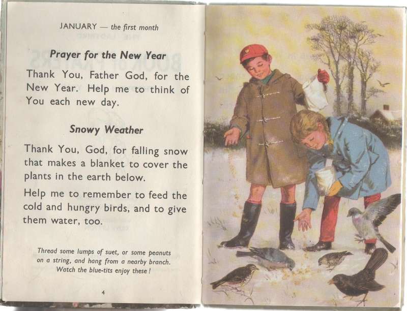 THE LADYBIRD BOOK OF PRAYERS THROUGH THE YEAR (1 ST PUBLISHED 1964)