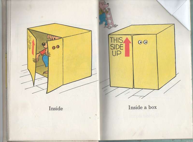 INSIDE OUTSIDE UPSIDE DOWN - STAN AND JAN BERENSTIAN (1 ST PUBLISHED 1969)