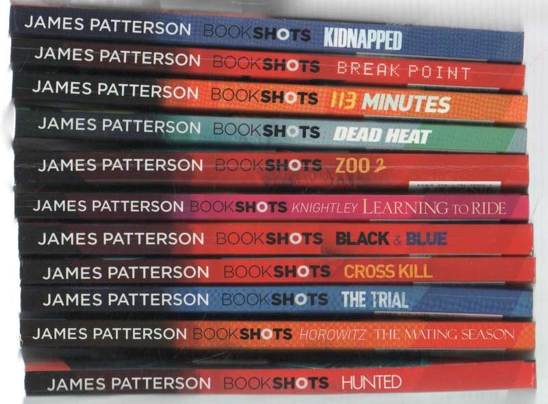 ELEVEN SOFT COVER JAMES PATTERSON BOOK SHOTS