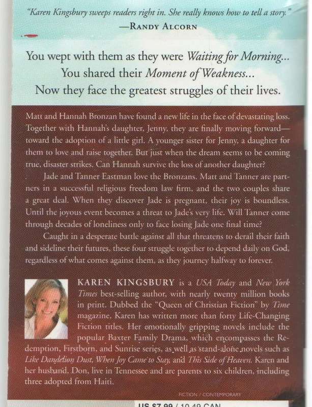 HALFWAY FOREVER - KAREN KINGSBURY (2002)