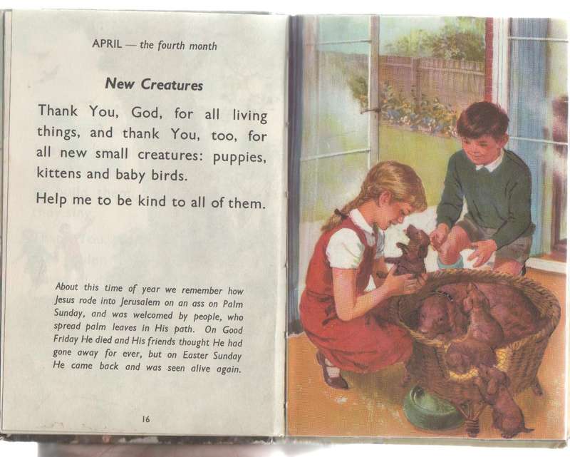 THE LADYBIRD BOOK OF PRAYERS THROUGH THE YEAR (1 ST PUBLISHED 1964)
