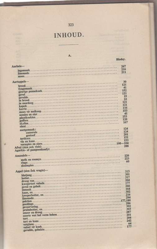 KOS EN KOOKUNS - DEPARTEMENT VAN LANDBOU (7 DE HERSIENE DRUK 1951) PAMFLET NO 115