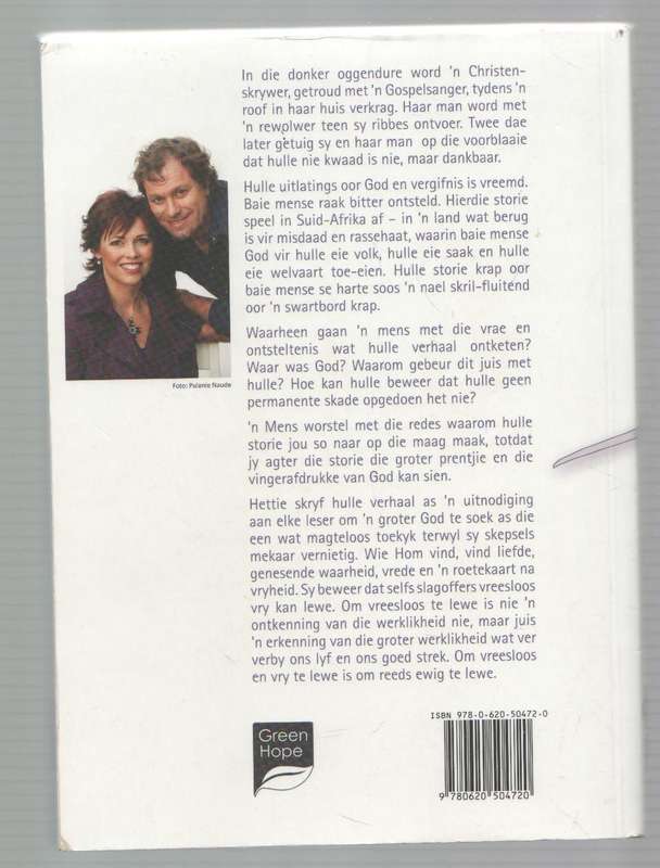 VREESLOOS - HETTIE BRITTZ (1 STE UITGAWE 2011 - GETEKEN)