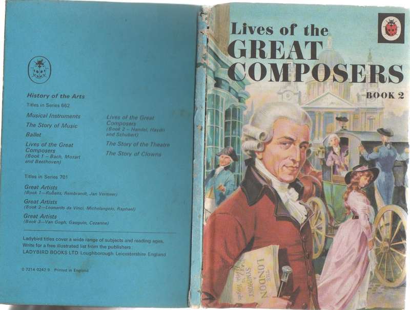 LIVES OF THE GREAT COMPOSERS BOOK 2 (1969) - LADYBIRD BOOKS