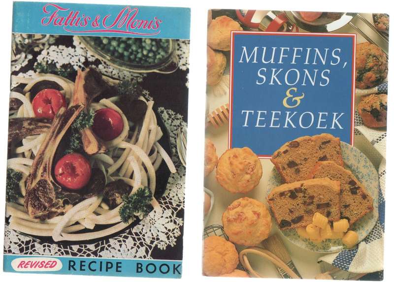 DRIE RESEPTE BOEKE: MUFFINS, SKONS & TEEKOEK, FATTIS & MONIS EN CADAC BRAAIOOND RESEPTE