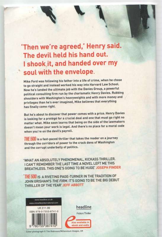 THE 500 - MATTHEW QUIRK (1 ST PUBLISHED 2012)