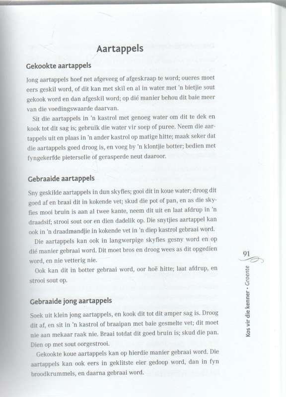 KOS VIR DIE KENNER,'N KOOKBOEK MET MEER AS DUISEND GOEIE RESEPTE - C LOUIS LEIPOLDT (2011)