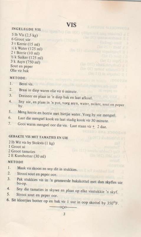 GOUDVELDSE-OPLEIDINGSENTRUM / GOLDFIELDS TRAINING CENTRE WELKOM (OLD) RECIPE BOOK