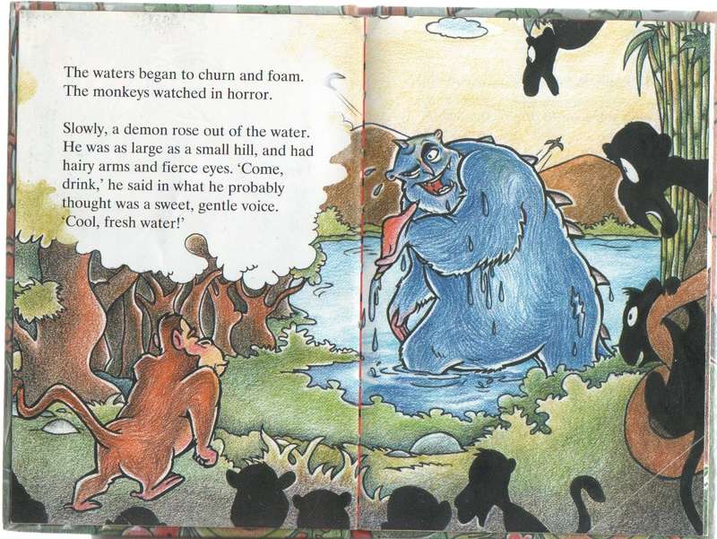 THE MONKEY AND THE DEMON - LADYBIRD - MEERA UBEROI (2005)