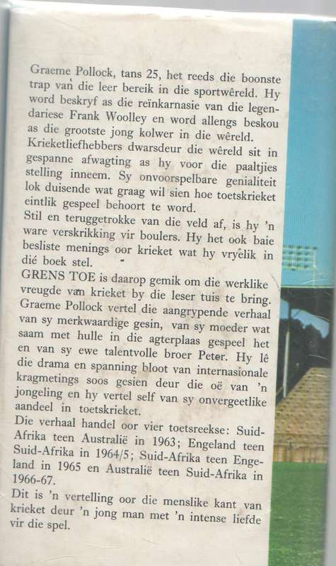 GRENS TOE - GRAEME POLLOCK (1969)