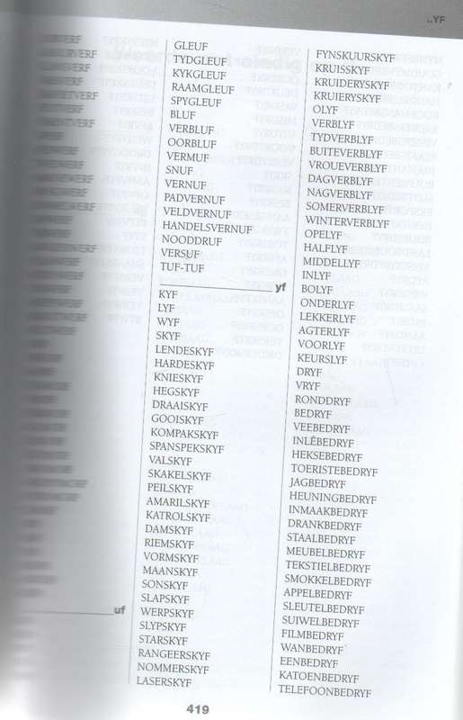 BLOKRAAISEL RYMWOORDEBOEK ( 1 STE DRUK 2008 - CD NIE INGESLUIT NIE)