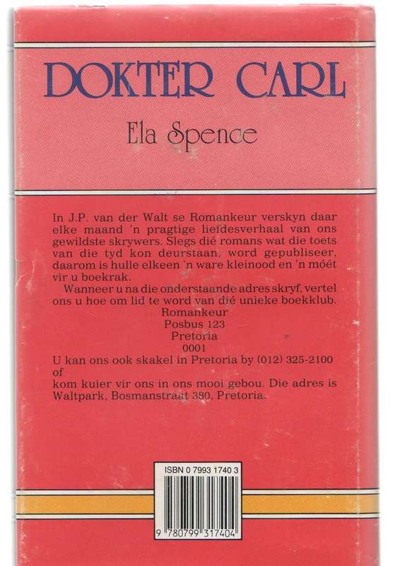 DRIE HARDEBANDBOEKE: IZAK VAN DER WESTHUIZEN, MARYNA VAN BERGEN & ELA SPENCE