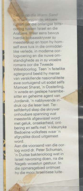 LIEFDE OP DIE WARM SAND - KONSALIK (1968)