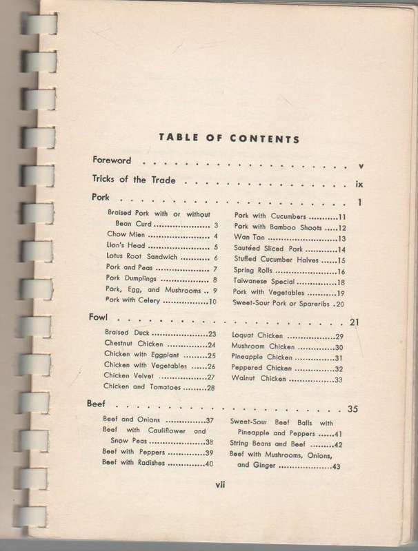 THE ART OF CHINESE COOKING BY THE BENEDICTINE SISTERS OF PEKING (3 RD PRINTING 1959)