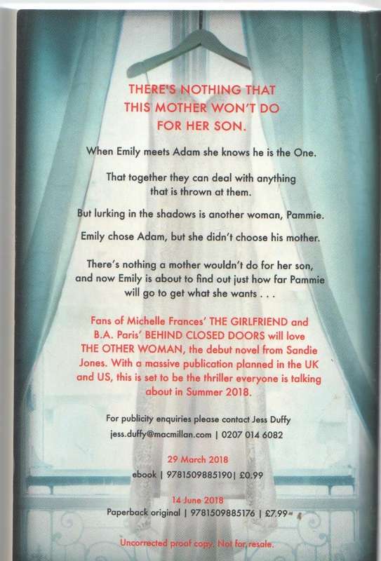 THE OTHER WOMAN - SANDIE JONES (1 ST PUBLISHED 2018)