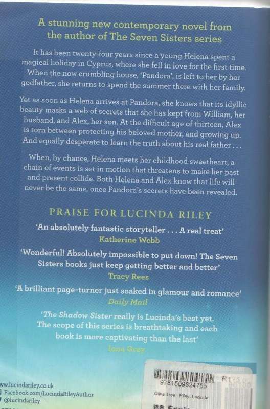 THE OLIVE TREE - LUCINDA RILEY (1 ST PUBLISHED 2016)