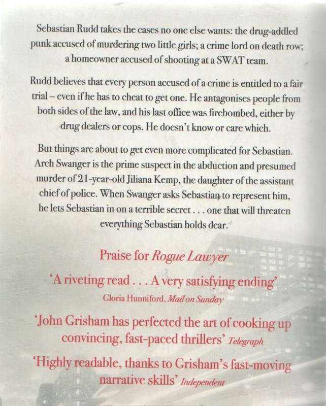 ROGUE LAWYER - JOHN GRISHAM (1 ST PUBLISHED 2018)