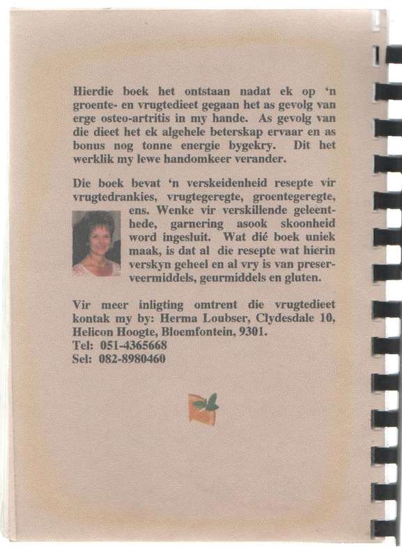 HOKAAI RESEPTE VRUGTE & GROENTEKOMBINASIES - HERMA LOUBSER