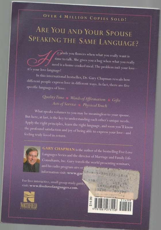 THE FIVE LOVE LANGUAGES - GARY CHAPMAN (2004)