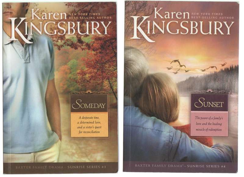 SUNRISE COLLECTION: SUNSET, SOMEDAY & SUMMER - KAREN KINGSBURY ( SUNRISE IS NOT INCLUDED)