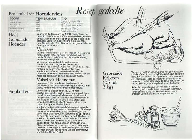 DRIE RESEPTE BOEKE: MUFFINS, SKONS & TEEKOEK, FATTIS & MONIS EN CADAC BRAAIOOND RESEPTE
