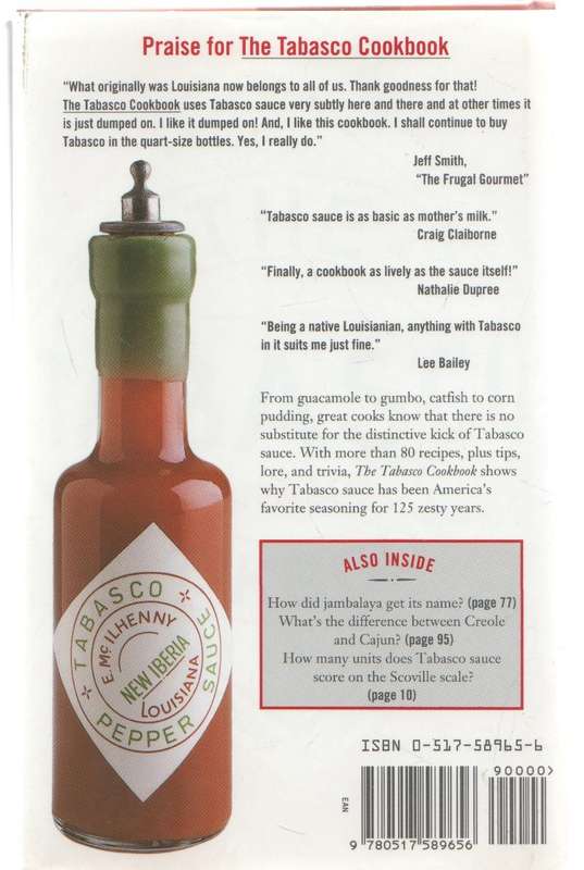 THE TABASCO BRAND COOKBOOK - PAUL MC ILHENNY WITH BARBARA HUNTER (MADE IN U S A- 1993)
