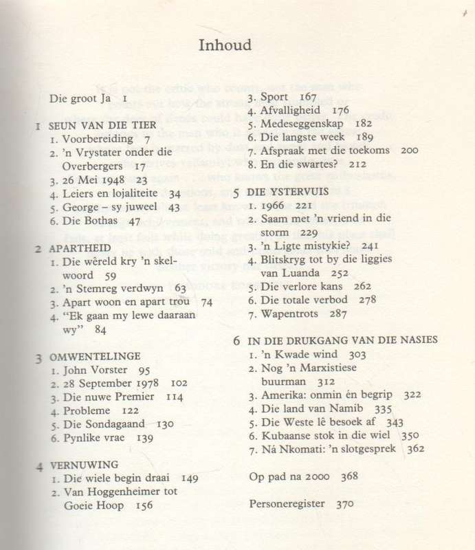 PW - DIRK EN JOHANNA DE VILLIERS (1 STE UITGAWE 1984)
