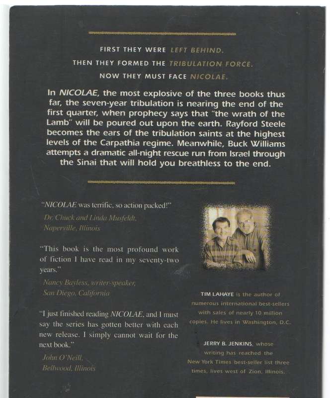 NICOLAE - TIM LAHAYE & JERRY B JENKINS (1 ST EDITION 1999)