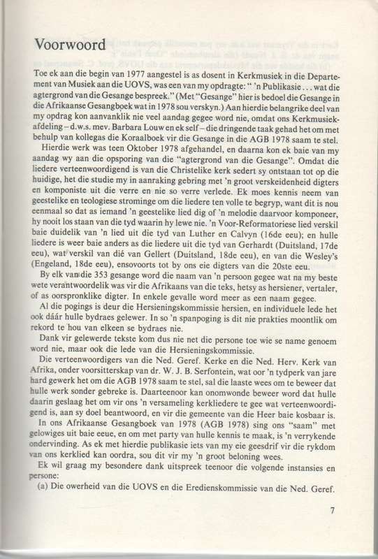 WAAR KOM ONS AFRIKAANSE GESANGE VANDAAN? - G G CILLIE (1 STE DRUK 1983)