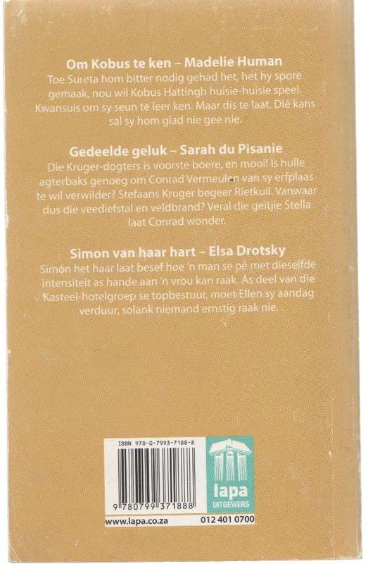 3 IN 1 ROMANZA : MADELIE HUMAN, SARAH DU PISANIE EN ELSA DROTSKY (1 STE UITGAWE 2015)