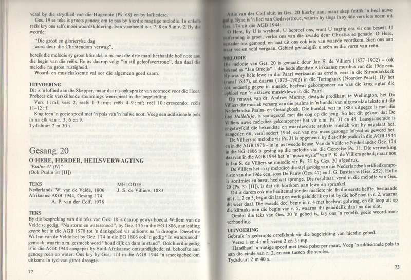WAAR KOM ONS AFRIKAANSE GESANGE VANDAAN? - G G CILLIE (1 STE DRUK 1983)